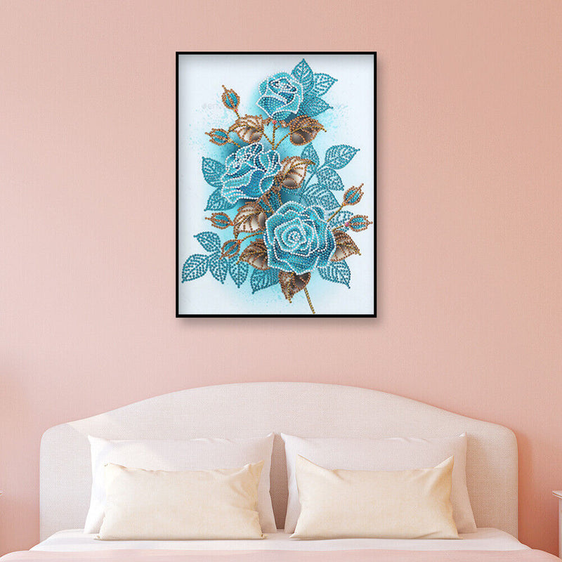 5D DIY Part Special Shaped Drill Diamond Painting Flowers Drawing Newly
