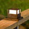 Solar Powered Post Light IP54 Waterproof Outdoor Column Patio Fence Gate Lamp