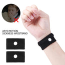 Nausea Wristbands, Motion Sickness Bands, Nausea Relief Bracelet (Black) Newly