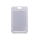 Plastic IC Card Holder Protection Sleeve Business Card Case Transparent