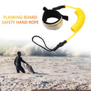 TPU Elastic Coiled Safety Surfing Hand Rope Stand Up Paddle Board Leash Strap