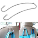 Universal Steel Hook Car Headrest Seat Hanger Organizer K5A1 Bag T1Y5 M5A1