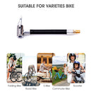 Bike Motorcycle Car Tire Air Inflator Hose Inflatable Tube Connection Adapt