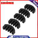 5pcs Rubber Black 5 Pin 4/4 Violin Muffler Violin Practice Damper