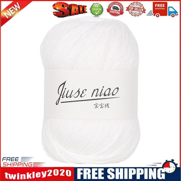 1 Roll 6 Strands Pure Cotton Ropes Baby Knitwear Crochet Yarn Twine (20)