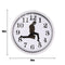 Silly Wall Clocks Non-Ticking Wall Clocks Easy to Install Watch (White)