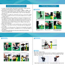 0.5L Scuba Diving Equipment Oxygen Tank Air Cylinder Breathing (Green)