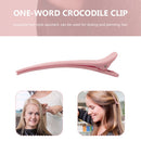 2pcs Hairdressing Alligator Crocodile Clips Hair Styling Duck Mouth Hairpins