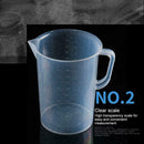 2000ML Laboratory Home Lab Test Plastic Graduated Measuring V3X3 Beaker F1L3