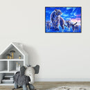 DIY 5D Rubbik's Cube Full Drill Diamond Paintings White Tigers Cross Stitch Embroidery