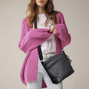 Mummy Soft PU Leather Shoulder Satchel Solid Shopping Street Crossbody Tote Bags