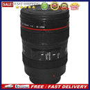 Creative SLR Camera Lens Shaped Mugs Drrinking Cup 420ml Drinkware with Lid