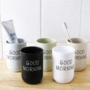 Plastic Portable Travel Mouthwash Washing Cup Non-slip Toothbrush Holder