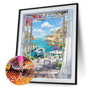 Scenery 5D DIY Full Round Drill Diamond Painting Cross Stitch Mosaic Home Dec