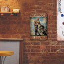 Motorcycle Riding Notes Sheet Metal Drawing Metal Painting Tin Wall Home Po