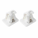 Hooks Adjustable Hanging Rod Holder Hanging Rack Curtain Rod Clip Towel Holder