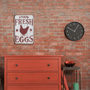Fresh Egg Sheet Metal Drawing Metal Painting Tin Wall Home Poster Bedroom Sign