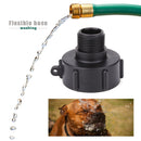 Plastic IBC Tank Fittings Coarse Threaded Cap Water Tap Adapter (2x1) Newly