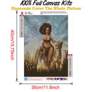 5D DIY Full Drill Diamond Painting Character Cross Stitch Embroidery Ornament