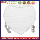 Women PU Leather Chain Crossbody Bag Love Heart Shoulder Messenger Small Handbag