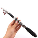 Telescopic Mini Sea Fishing Rod Portable FRP Carbon Fiber Pocket Spinning Pole