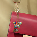 DIY Key Chain Diamond Painting Letters Women Bag Keyring Pendant Gift (F) Newly