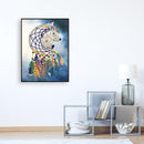 5D DIY Special Shaped Diamond Painting Wolf Embroidery Mosaic Kit Bedroom Decor
