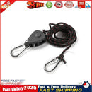 Tent Pulley Rope Buckle Fastener Windproof Adjustable Camping Buckles (M) Newly