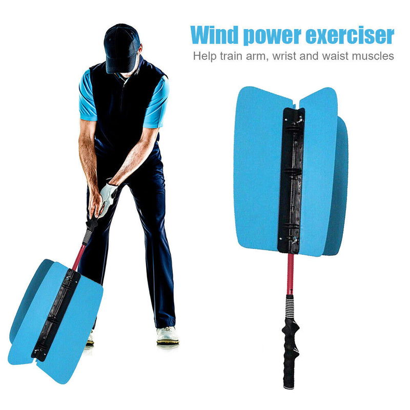 Wind Resistance Golf Club Swing Strength Power Trainer Fan AIDS Golf Accessories