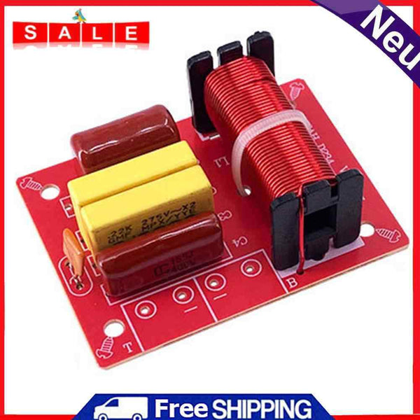 80W 2 Way Crossover Audio Filters HiFi Speaker Dual Frequency Crossover Divider