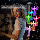 Solar Wind Chime Light, Changing Color, Angel Wind Bell Lamp, for Patio, Yard