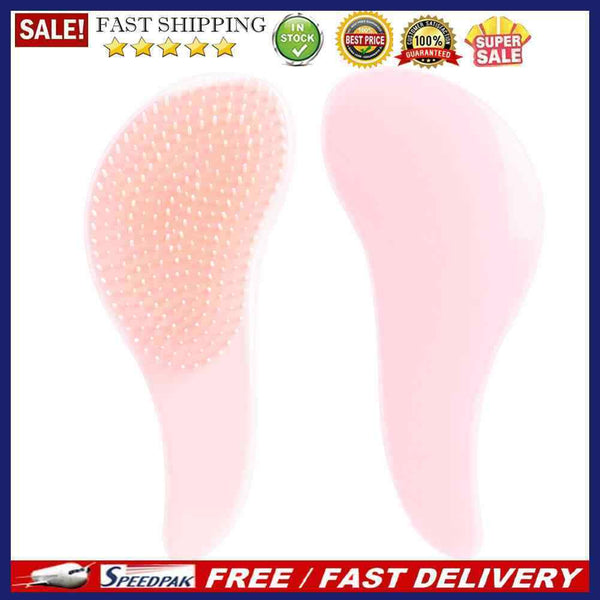 Anti-static Detangler Hair Curl Straight Massage Comb Salon Hair Styling Tool