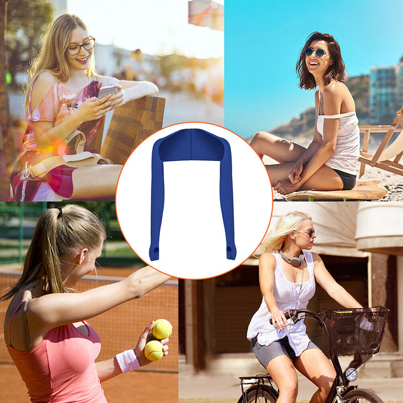 Women Golf Shawl Cuff Ice Silk Sunscreen Summer UV Protection Outdoor Arm Sle