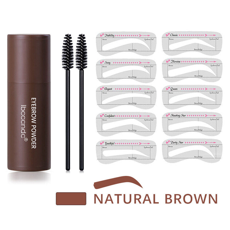 Eyebrow Stamp Shaping Makeup Brow Powder Waterproof Natrual Eye Eyebrow Sti