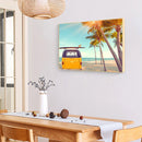 Vacation Bus Oil Paint Painting Wall Decoration Pictures Posters for Living Room