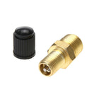 2pcs 1/8in Brass Tire Tyre Air Compressor Tank Fill Valves for Dunlop Valve
