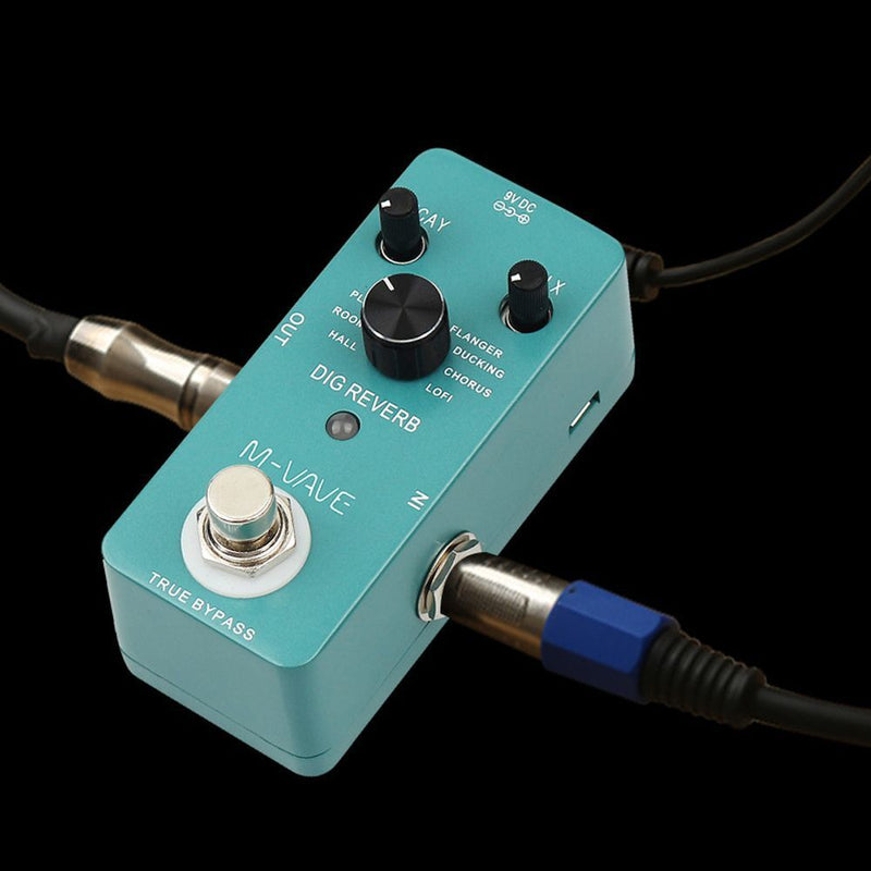 Delay True Bypass DIG REVERB Guitar Loop Pedal With Tuner Guitar Effect Pedals