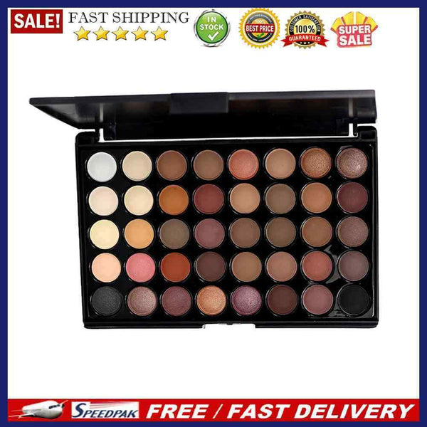 40 Colors Eyeshadow Palette Matte Shimmer Eye Shadow Makeup Powder Tint Pigment
