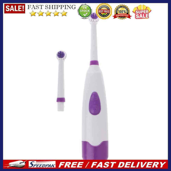 Automatic Ultrasonic Electric Toothbrush Waterproof Tooth Brush (Purple)