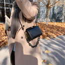 Retro Leather Shoulder Totes Women Solid Chain Flap Messenger Bag (Style 2)