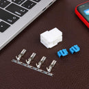 4Pin Short Wave Radio Power Socket Cable Plug with Shell for Icom IC-7000 I