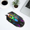 Wired Mouse 6-Key 3200 DPI Luminous Colorful Gamer Mice Gaming Accessories