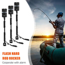 3pcs/lot Adjustable Flash Hard Rod Rocker 7 Colors Indicator Fishing Tackle
