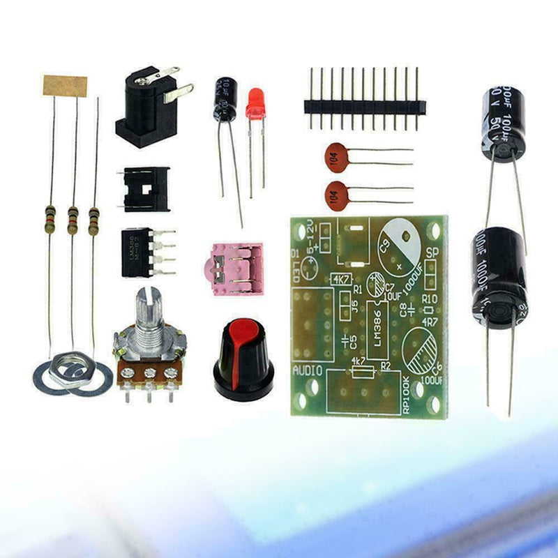 DIY lm386 Ultra Mini Power Amplifier Board Kits Low Power 7T6T Consumption S6X0