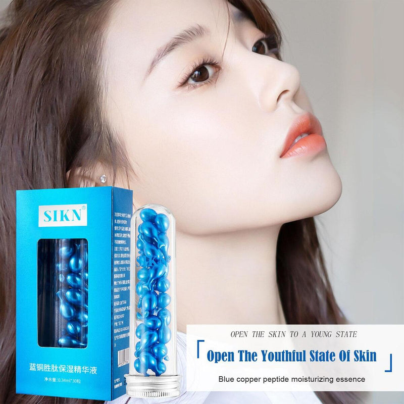 Blue Copper Peptide Capsule Essence Repair Feuchtigkeitspflege für die Haut.