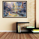 5D Door Snowman Diamond Painting Embroidery DIY Cross Stitch Home Decor
