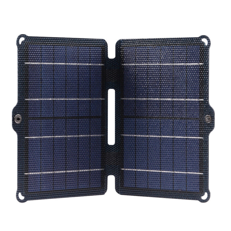 10W 5V Solar Panel Charger Bi-fold Waterproof Camping Solar Panel Pack for