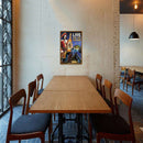 20x30cm Retro Pirate Rectangular Tin Painting Metal Wall Signs Plaque (B)