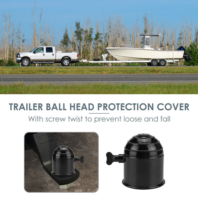 50mm Tow Bar Ball Cover Cap Hood Trailer Car Accessories Hitch Ball Protector