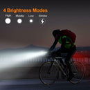 Bright Cycling Rechargeable Bicycle Lights 5000 Lumen Flashlight Bike Light